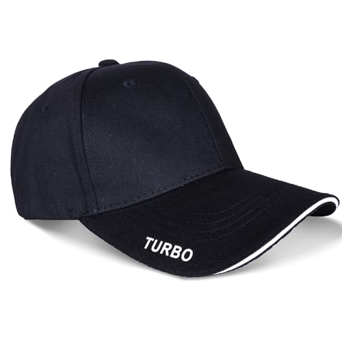 Image of Vector X Turbo Cap Head Caps for Men Unisex Mens Caps with Adjustable Strap in Summer for Men Caps Men for All Sports Cap for Girls caps Gym Caps for Men Women Cap Sports Caps for Men (Black, 1)