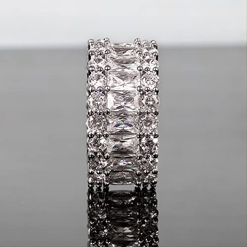 Anillo de plata de compromiso para brillar en tu fiesta 4