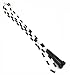 Black and White 7-foot Jump Rope with Plastic Segmentation by K-Roo Sports