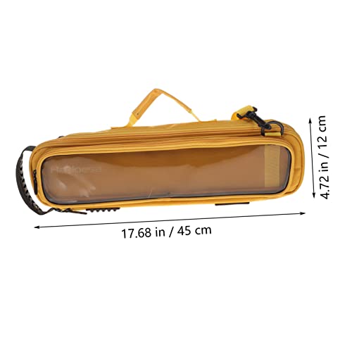 Vaguelly Bolsa De Instrumentos Recipiente Transparente Caixa De Armazenamento Portátil Caixa Organiz