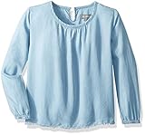 DL 1961 Toddler Girl's Remi Shirt, Midwash, 4/5