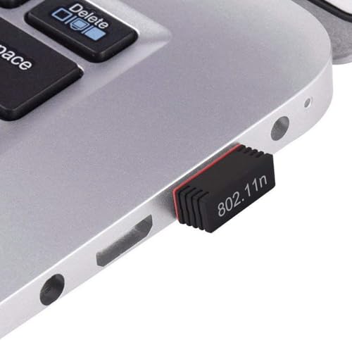 Image of Wireless Mini Wi-Fi Network Adapter with Driver CD for Computer & Laptop