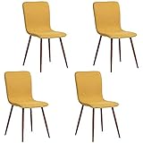 Resistencia: patas de metal, cada extremo de pie está equipado con un refuerzo de goma antiarañazos y antiruido para proteger el suelo. Bajo el asiento firmemente fijado con soporte en forma de X, gran fuerza de portación, tamaño del producto (largo x ancho x alto): 44 x 54 x 87 cm, las sillas son ligeras pero resistentes.