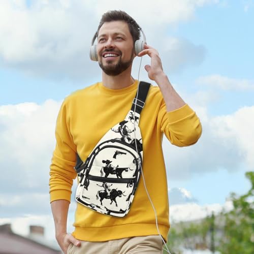 Bolso cruzado occidental de cactus para tus viajes y aventuras con total comodidad 3
