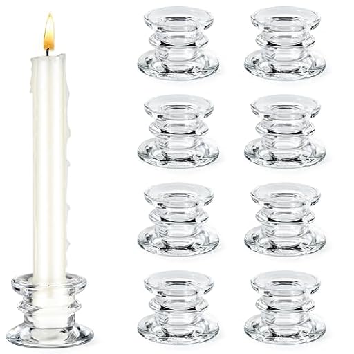 Juego de 8 Candelabros de Varilla, Candelabros Transparentes Decorativos de Varilla, Portavelas de Cristal para Bodas y Navidad | Ya disponible en tu tienda friki favorita! En mundofriki.es! Juego de 8 Candelabros de Varilla, Candelabros Transparentes Decorativos de Varilla, Portavelas de Cristal para Bodas y Navidad | Ya disponible en tu tienda friki favorita! En mundofriki.es!