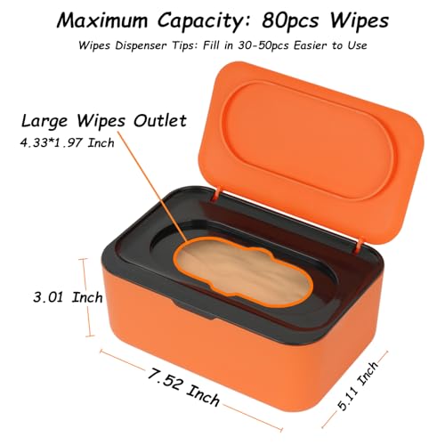image for Wipes Dispenser, Wipe Holder for Baby & Adult, Seposeve Refillable Wip