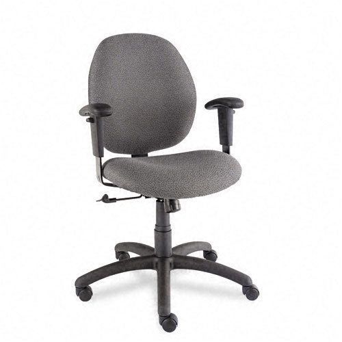 Graham Pneumatic Ergo-Tilter Swivel/Tilt Chair, Graphite Sprinkle Fabric