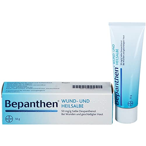 Bepanthen Wound and Healing Ointment, Supports Healing of Small, Superficial Wounds and Scaly-Cracked Skin Areas, 50g/1.76 Oz