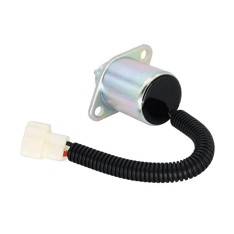 Fuel Solenoid 12V 16616-60010 17454-60010 Compatible with B1700 B21 B2400 D1005 V1205 V1505T 16616-60013 16616-60015