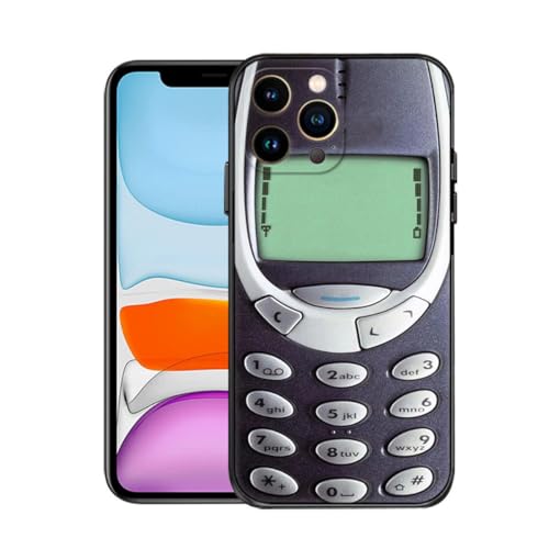 Coque iPhone 15 Pro Max silicone souple motif Nokia rétro original - 2