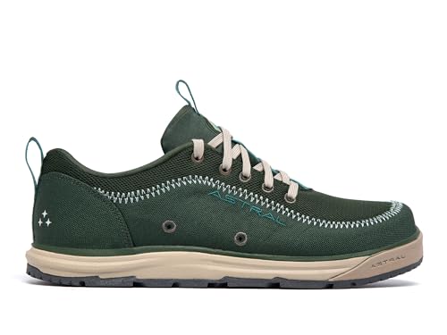 Astral Brewer 3.0 Water Shoe - Zero Drop, G.SS Rubber Grip, Quick-Dry & Recycled Materials for Hiking, Boating, and Everyday Use, Fern Green, M9.5/ W10.52