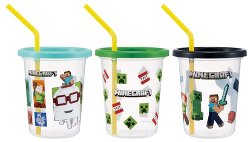 �X�P�[�^�[(Skater) �X�g���[�t �^���u���[ 320ml 3�� �Z�b�g ���{�� �}�C���N���t�g Minecraft 26 �j�̎q SIH3ST-A