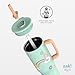 Zak Designs Care Bears Sutton Travel Tumbler for On the Go, 30oz Stainless Steel with Vacuum Insulation, Silicone Straw, and Carry Handle for Cold Drinks (Care Bears)