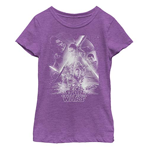 STAR WARS Force Awakens Poster Girls Short Sleeve Tee Shirt - Main Image
