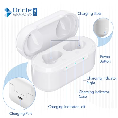 Oracle Pro Hearing Aids for Seniors - Oricle 16 Channel Hearing Aids with Noise Cancellation & Improved Sound Processing - OTC CIC Hearing Aids for Hearing Loss in Adults - Thumbnail 3