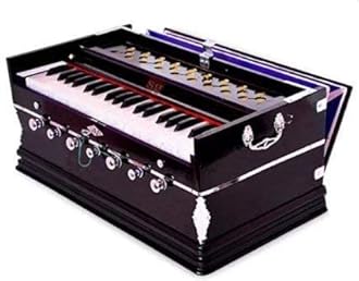 Trading Dukan Musical 7 Stopper, 3 1/4 Octaves, 39 Keys, Double Fold Bellow, Mahogany Color Harmonium HHDB01