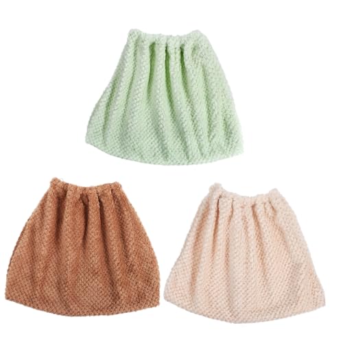 HANABASS 3 Piezas Fundas para Escoba Lavables con Elástico Paños de Limpieza Multiusos para Hogar Oficina y Espacios Comerciales Diseño y Fácil Mantenimiento Color Color Aleatorio