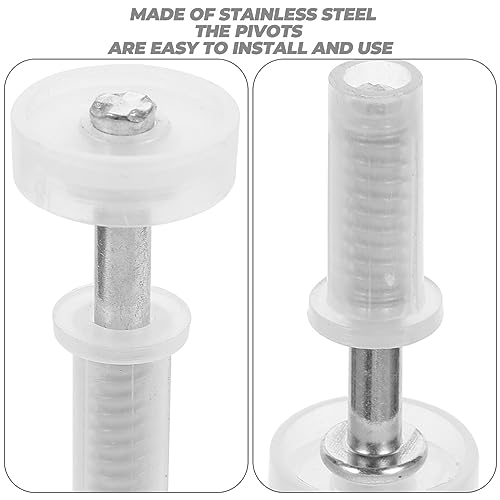 Kit de Herrajes para Puerta Plegable Uonlytech 4 Piezas Pivotes para Puertas de Acordeón Fácil Instalación miniatura 7