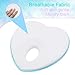 Baby Pillow for Newborn, Baby Head Shaping Pillow for Flat Head Syndrome Prevention, Memory Foam Cushion for Flat Head Syndrome Prevention and Head Support