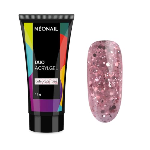 NEONAIL DUO Acrigel Celebrar Rosado - Polygel para uñas - Gel para uñas - Acrílicas - 15 g