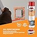 Kraken Bond Extreme Orange Fire Block Foam - (2x24oz) Fire Rated Polyurethane Spray for Gap Filling, Sealing on Windows, Walls, Joints & Pipes, Straw Use High Expansion Fire Proof Foam - 2 Pack
