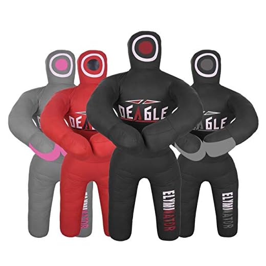 Deagle Eliminator 4 FT Kids MMA Wrestling BJJ Training Grappling Submission Dummy (Black, 4FT)