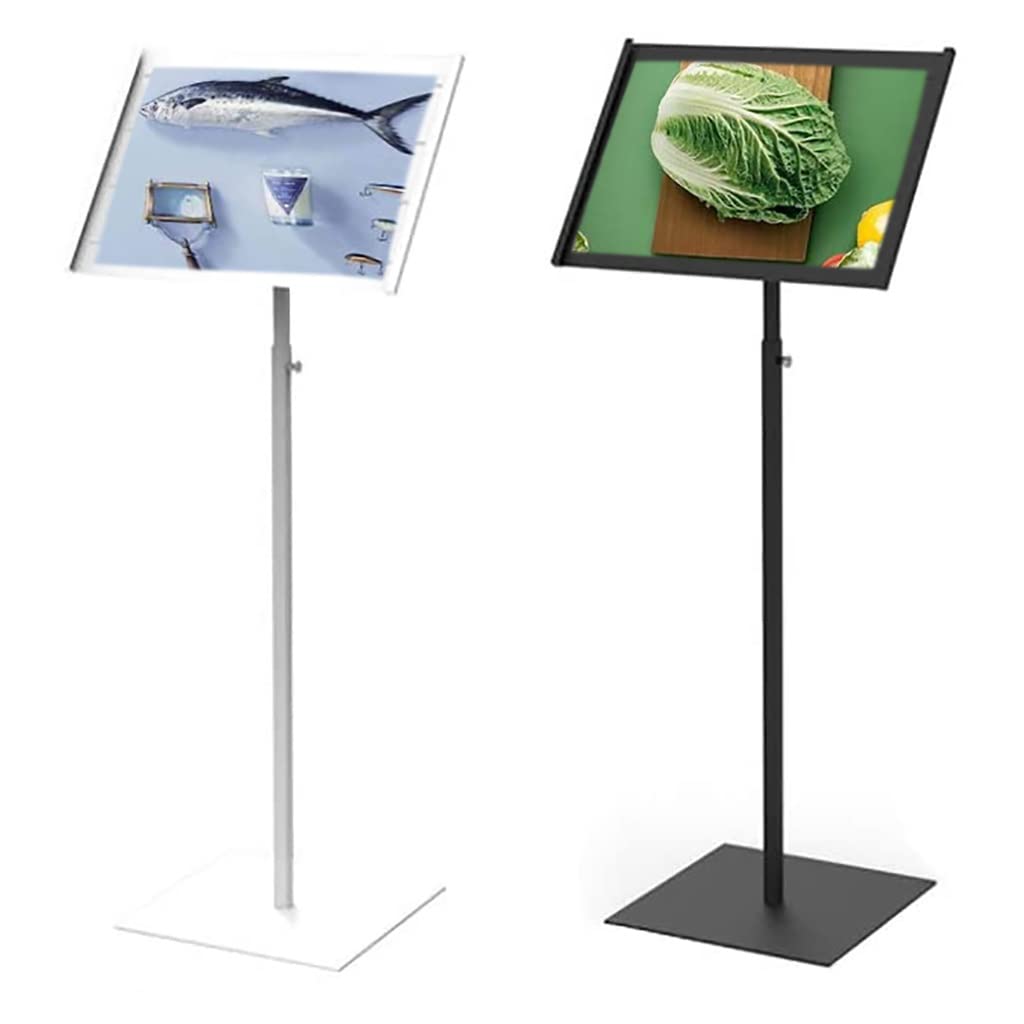 GWBoiuyQETM Entrance Display Rack Floor Sign Stand,Poster Stand Floor Standing,Menu Stand Advertisement Rack Floor Display Stands,Notice Stand for Wedding School Business Advertising