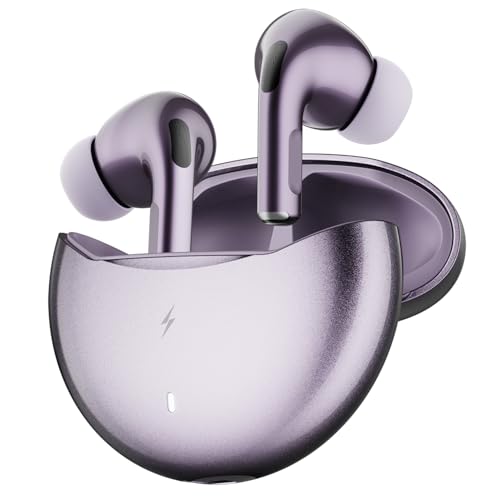 Image of Fire-Boltt Aero TWS Earbuds Custom EQ, Wireless Bluetooth 5.4, Music & App Support, 50H Playtime, Fast Charging Case, 50ms Low Latency for Gaming, Touch Controls, IPX4 Waterproof, Clear Calls - Lilac