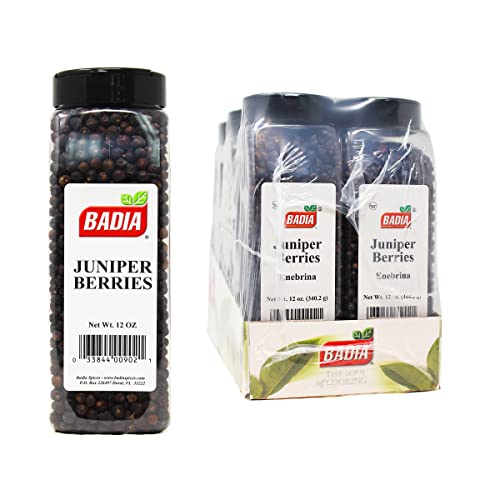 Badia Juniper Berries, 12 Ounce (Pack of 6)