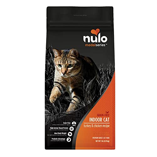 Nulo MedalSeries Grain-Free Turkey & Chicken Indoor Dry Cat Food 2 lbs.