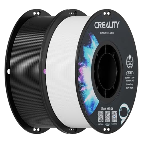 Image of Creality TPU Filament 1.75 2 kg, 95A 3D Printing Filament, High Hardness & Resilience, Soft Adhesive Material, Elastic, 1kg(2.2lbs) Flexible Filament 1.75mm, for 3D Printer