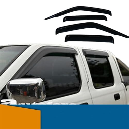 Déflecteur de vitres aérodynamique teinté pour Navara D22