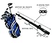StoreYourBoard BLAT 4 Golf Bag Wall Mount | Home & Garage Storage Hooks | Golf Bag Holder | Heavy-Duty Wall Mount Organizer for Golf Bags & Accessories