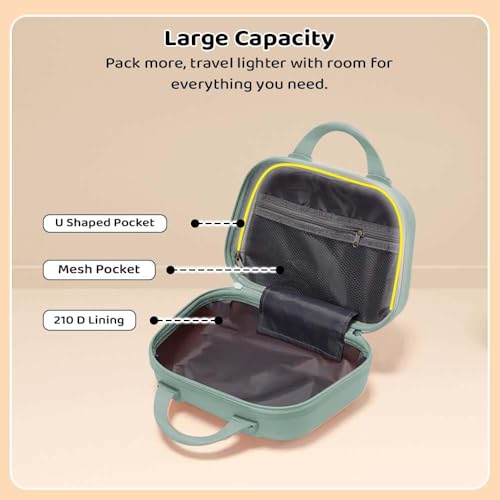Image of StarAndDaisy Kids Hand Suitcase /Travel Bag for Boys & Girls, Baby Waterproof Travel Bag, Light Weight (Sea Green)