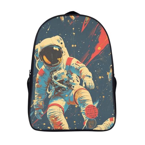 Sac à dos enfant astronaute cartable scolaire garçon 3D 40x28x16cm