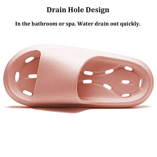 FINLEOO Cloud Slides for Women and Men | Shower Shoes | Non Slip Bathroom Sandals Cushioned Thick Sole House Slipper for Indoor Outdoor3