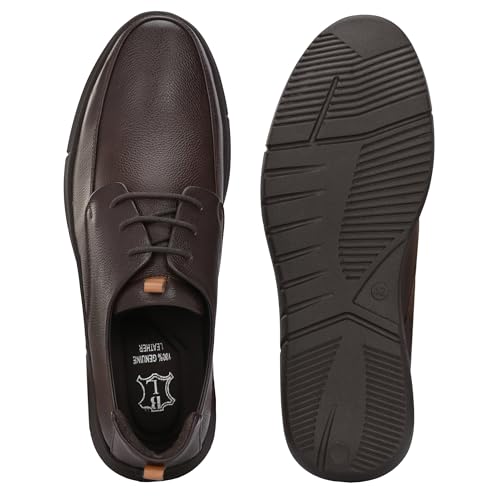 Image of Blue Leather by Centrino Genuine Leather Slip-On Men's Formal Shoe |Stylish with Soft Cushioned Insole |Trendy Non Lace-Up Design |Durable Leather with Anti-Skid Sole | Perfect for Formal Wear (4012)