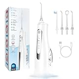 Danou1 Rotation Electric Cordless Water Pulse Rechargeable Portable for Teeth: Waterproof for Daily Teeth Cleaning, Oral Irrigator for Travel & Home Use, USB Rechargeable,Quiet Operation.