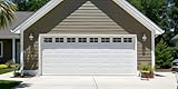 YURROAD 32 Sheets 2 Car Garage Kits Household Easy Installation Magnetic Panels Fake Windows Hardware Decorative (Size 6.14' x 4')