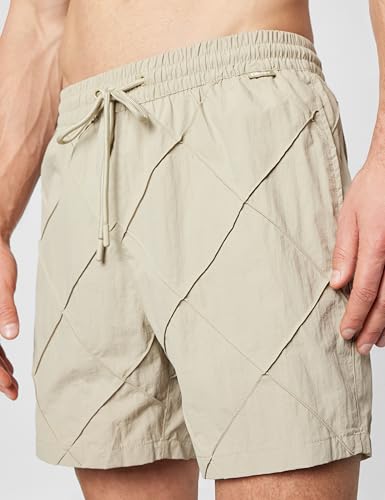 Image of DKNY Men's Lightweight Quick Dry Volley UPF 40+ Protection Swim Trunk