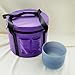 KVKA 432hz 7Inch G Note Gemstone Fusion Shappire Throat Chakra Singing Bowl With Carrying Case for Yoga Sound Healing