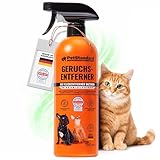 PetStandard Enzymreiniger für Katzenurin & Hundeurin 750ml – Starker Geruchsentferner gegen Uringeruch, Fäkalien & Erbrochenes – Sicher für Haustiere & Natur – Made in Germany