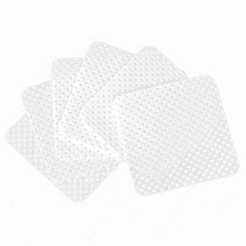 Lint Nail Wipes, Cotton 200Pcs Skin Friendly Nail Polish Remover Pad for Extensions Nails (White)