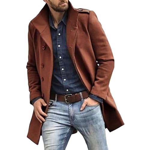 Manteau homme laine chaud idéal pour le travail et les sorties