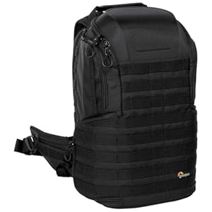 Lowepro ProTactic 450 AW II Modularer Rucksack mit Allwetterhülle, Kameratasche für Profis, Einsteckfach für Laptops bis zu 15 Zoll, Rucksack für Profi-Kameras und Drohnen, LP37177-GRL, Schwarz