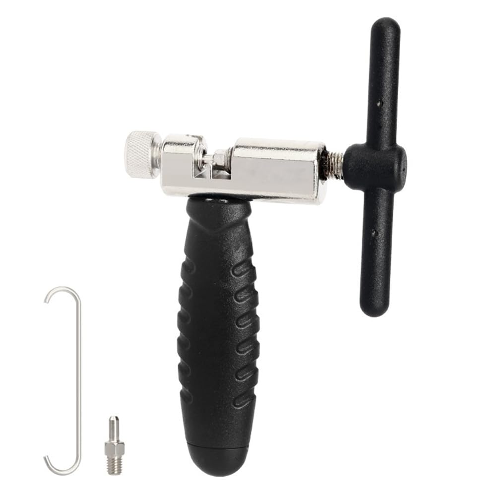 Crozgan Universal Bike Chian Breaker Tool Black Bicycle Chain Breaker, Cutter for 7 8 9 10 11 Speed Chains Link and Road Mountain Cycling Bike Remover