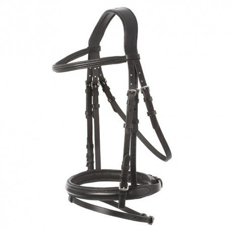 Hispano equitazione – Cavezza lexhis capezzina semplice testero anatomico redini lisce