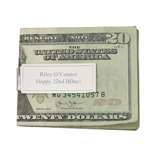 Engraved Sterling Silver Money Clip (Free Customization) - Things Remembered