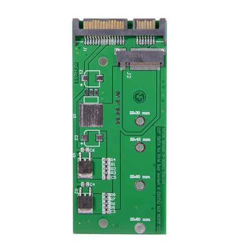 Adaptador Xiwai M.2 NGFF 2 Lane a SATA 2.5" 7mm miniatura 3