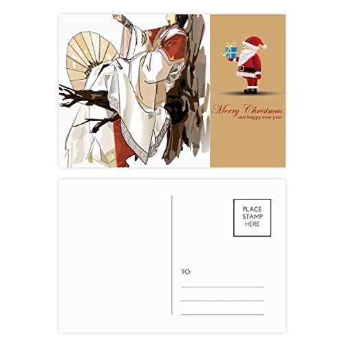 Cartes postales chinoises rétro style ancien, lot de 20 illustrations homme